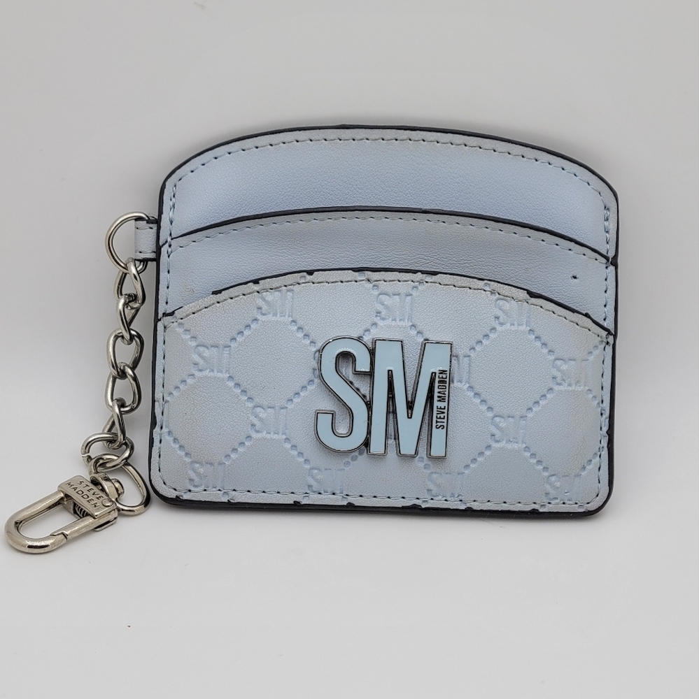 Steve Madden Light Blue Card Holder